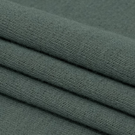 Italian Laurel Wreath and Desert Sand Reversible Wool Double Knit