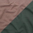 Italian Laurel Wreath and Desert Sand Reversible Wool Double Knit