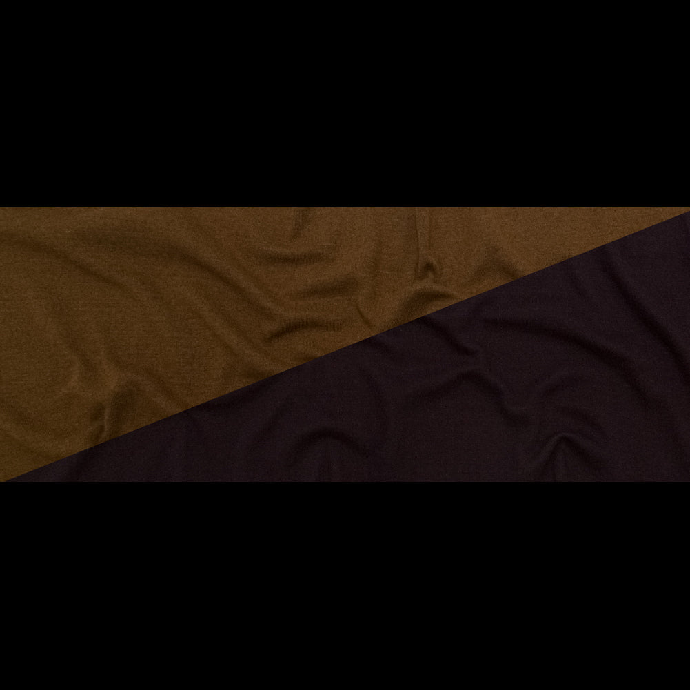 Italian Nightshade and Monk's Robe Reversible Wool Double Knit