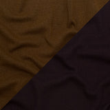 Italian Nightshade and Monk's Robe Reversible Wool Double Knit