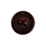 Brown Cross Stitch Plastic Shank Back Button - 36L/23mm
