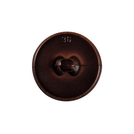 Brown Cross Stitch Plastic Shank Back Button - 36L/23mm