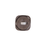 Italian White and Gunmetal 2-Piece Plastic Button - 22L/14mm