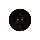 Italian Black 2-Hole Plastic Button - 36L/23mm