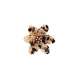 Italian Cornstalk Tortoise Flower Applique with Beaded Core - 2.75"