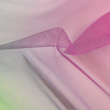 Ombre Shadow Tulle - Turquoise, Absinthe Green and Violet