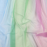 Ombre Shadow Tulle - Turquoise, Absinthe Green and Violet