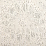 Re-Embroidered Stretch Lace - White Sunflowers - McKee Collection