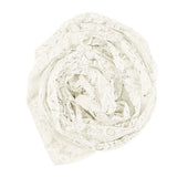 Re-Embroidered Stretch Lace - White Sunflowers - McKee Collection