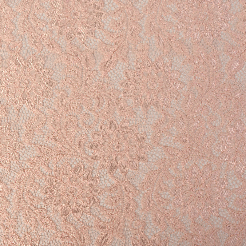 Re-Embroidered Stretch Lace - Peachy Keen Sunflowers - McKee Collection