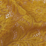 Re-Embroidered Stretch Lace - Mustard Sunflowers - McKee Collection