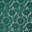 Re-Embroidered Stretch Lace - Emerald Sunflowers - McKee Collection