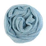 Metallic Stretch Plisse - Baby Blue - Natalia Collection