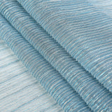 Metallic Stretch Plisse - Baby Blue - Natalia Collection