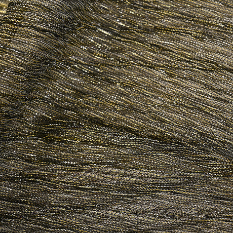 Metallic Stretch Plisse - Black and Gold - Natalia Collection