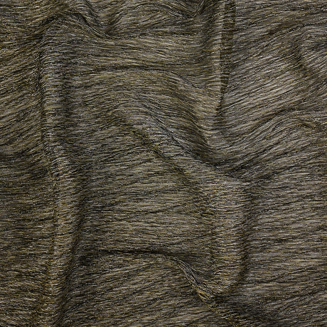 Metallic Stretch Plisse - Black and Gold - Natalia Collection