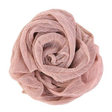 Metallic Stretch Plisse - Dusty Rose - Natalia Collection