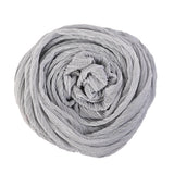 Metallic Stretch Plisse - Silver - Natalia Collection