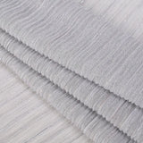 Metallic Stretch Plisse - Silver - Natalia Collection