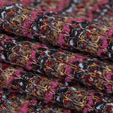Magenta, Mustard and Navy Striped Blended Wool Knit