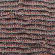 Rustic Orange, Chocolate Lab and Gray Striped Blended Wool Knit