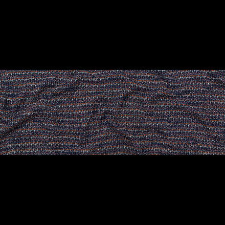Eclipse, Rustic Orange and Red Striped Blended Wool Knit