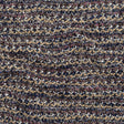 Dusty Rose, Beige and Eclipse Striped Blended Wool Knit with Multicolor Metallic Accents