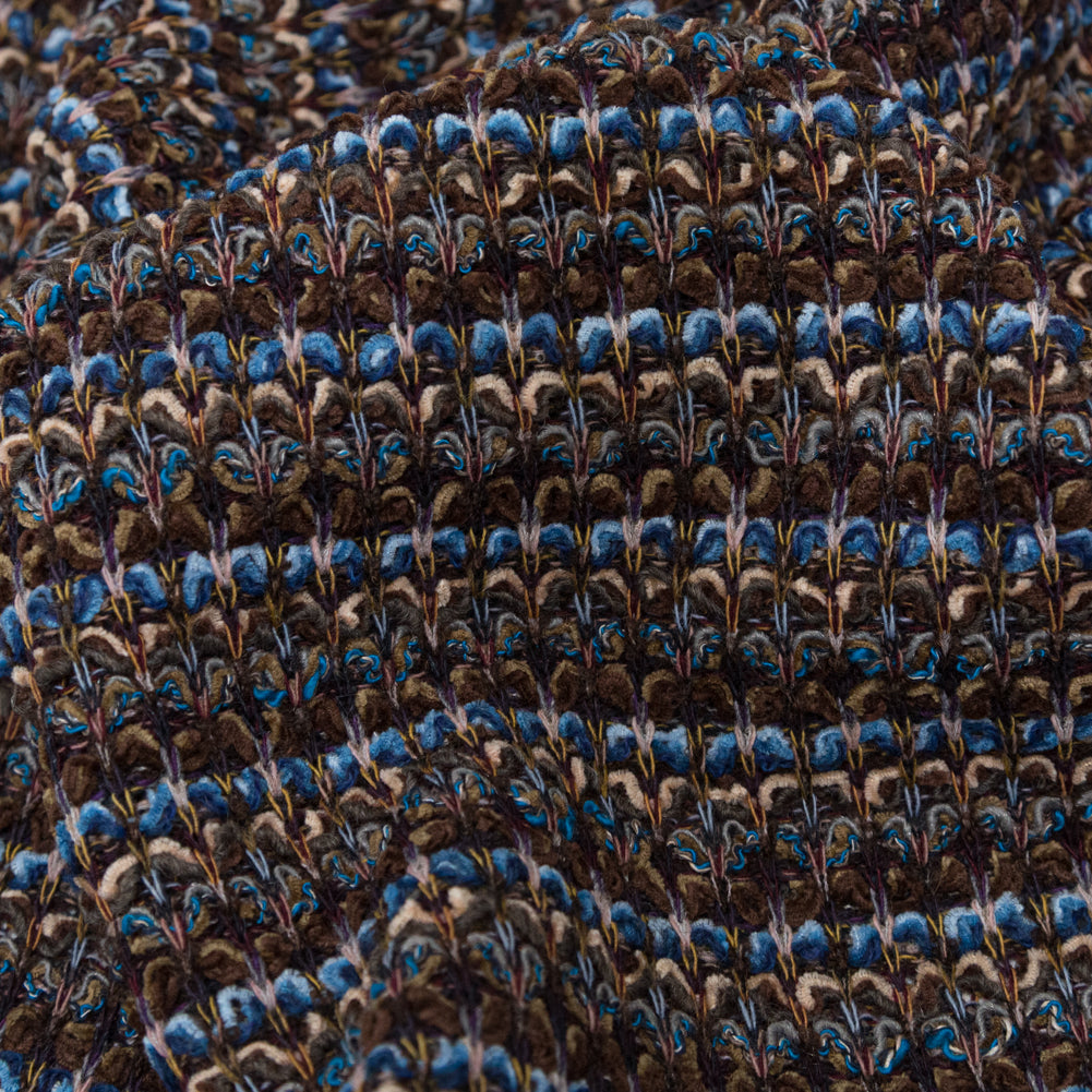 After Dark, Flintstone and Delicioso Striped Blended Wool Knit