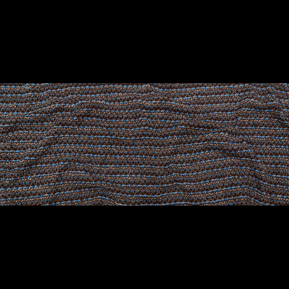After Dark, Flintstone and Delicioso Striped Blended Wool Knit