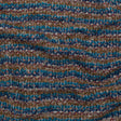 Turquoise, Golden Olive and Coral Striped Blended Wool Knit