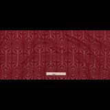 Italian Chili Pepper Geometric Stripes Burnout Polyester Chiffon