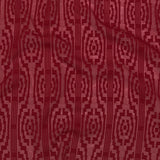 Italian Chili Pepper Geometric Stripes Burnout Polyester Chiffon