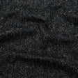 Deep Forest, Raven and Bone White Herringbone Boucle Wool Tweed
