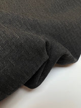Wool Jacquard Melange Gray Black