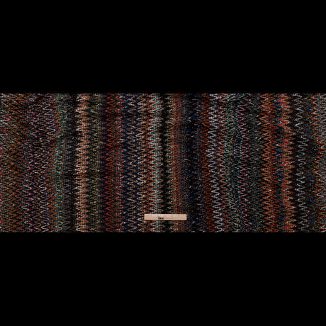 Italian Fall Tones Zig-Zag Novelty Wool Knit