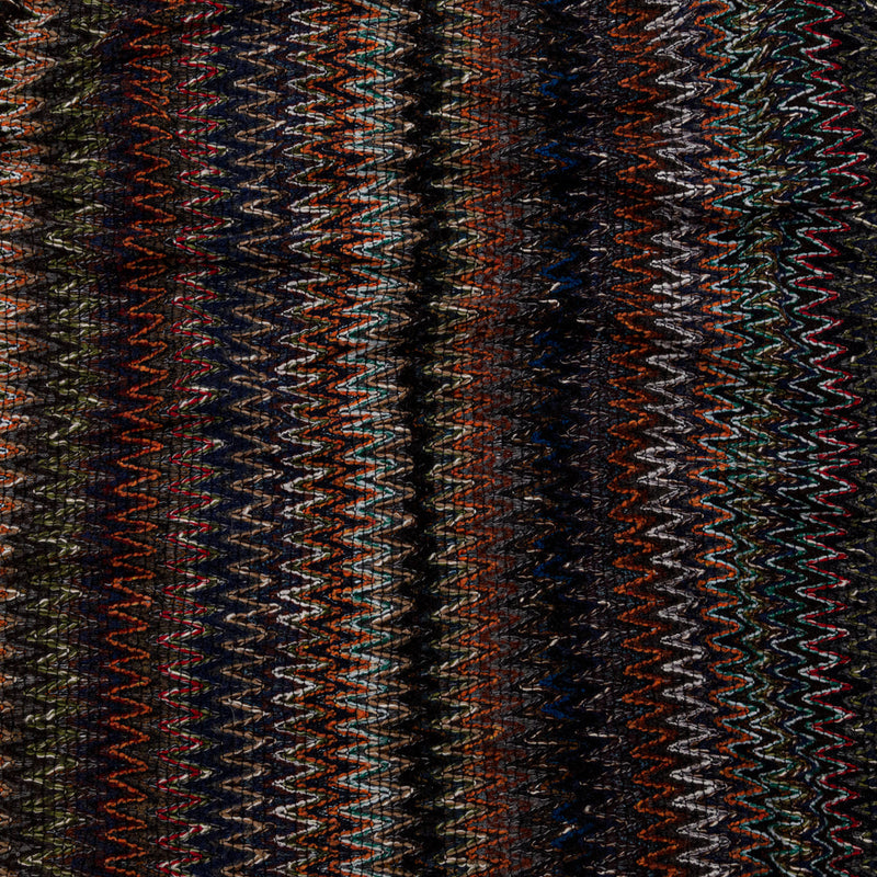 Italian Fall Tones Zig-Zag Novelty Wool Knit