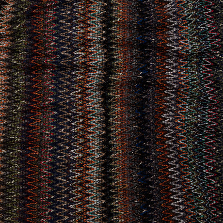 Italian Fall Tones Zig-Zag Novelty Wool Knit