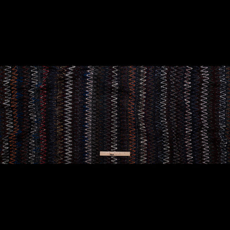 Italian Winter Tones Zig-Zag Novelty Wool Knit
