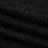 Black Boucled Blended Wool Knit