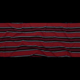 Italian Mazarine Blue, Antarctica and Aurora Red Striped Stretch Polyester Woven