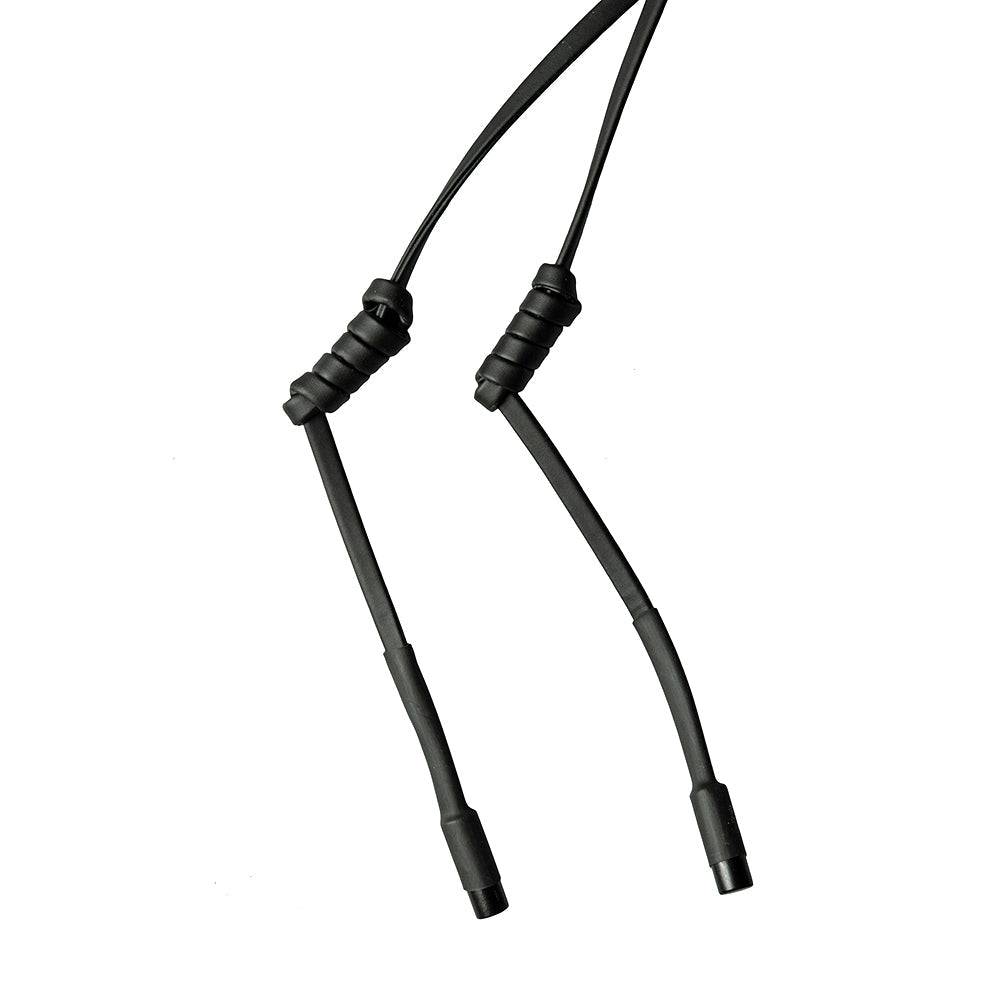 Italian Black Vinyl Drawstring - 49"