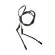 Italian Black Vinyl Drawstring - 49"