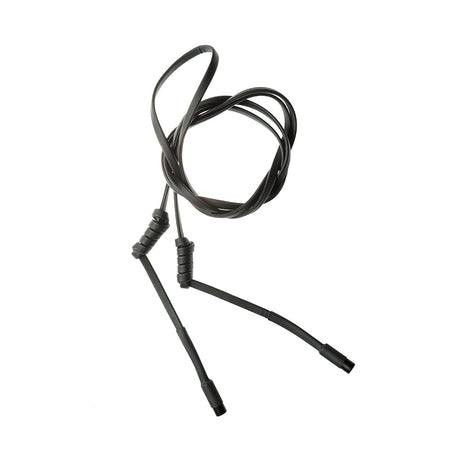Italian Black Vinyl Drawstring - 49"