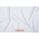 Premium White Twill Cotton Shirting with Red and Blue Tattersall Stripes