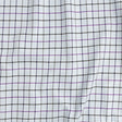 Premium Purple, Black and White Checks and Zig Zags Cotton Dobby Shirting