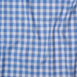 Premium Pale Iris and Royal Blue Plaid Single Ply Cotton Shirting