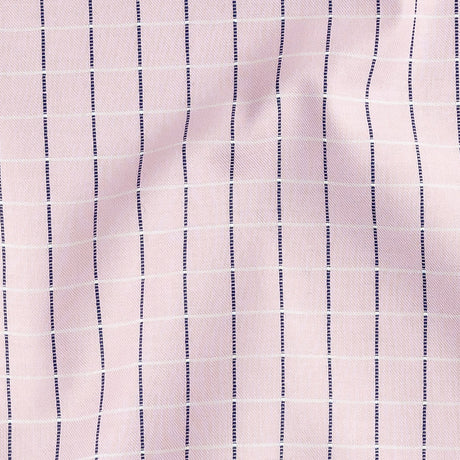 Premium Pink Woven Checks Dobby Cotton Shirting