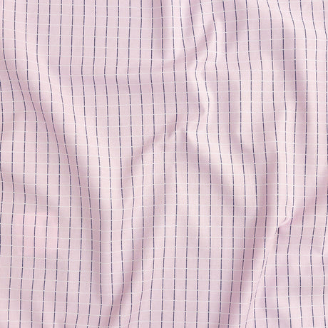 Premium Pink Woven Checks Dobby Cotton Shirting
