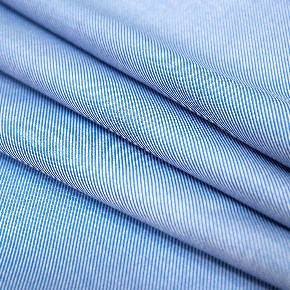 Premium Ultramarine Twill Cotton Shirting