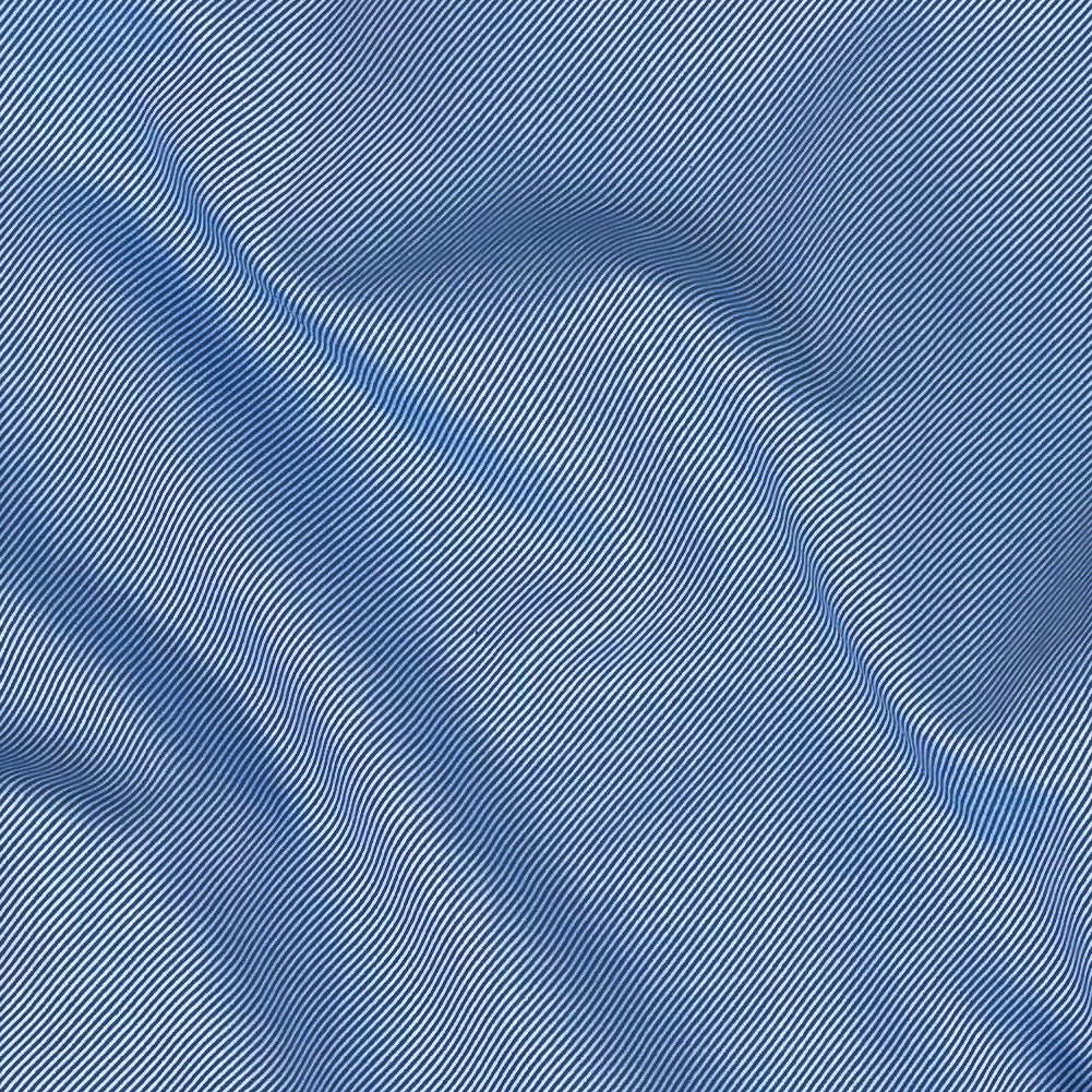 Premium Ultramarine Twill Cotton Shirting